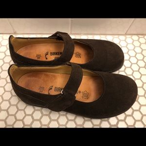 Birkenstock Footprints Suede Mary Janes 38